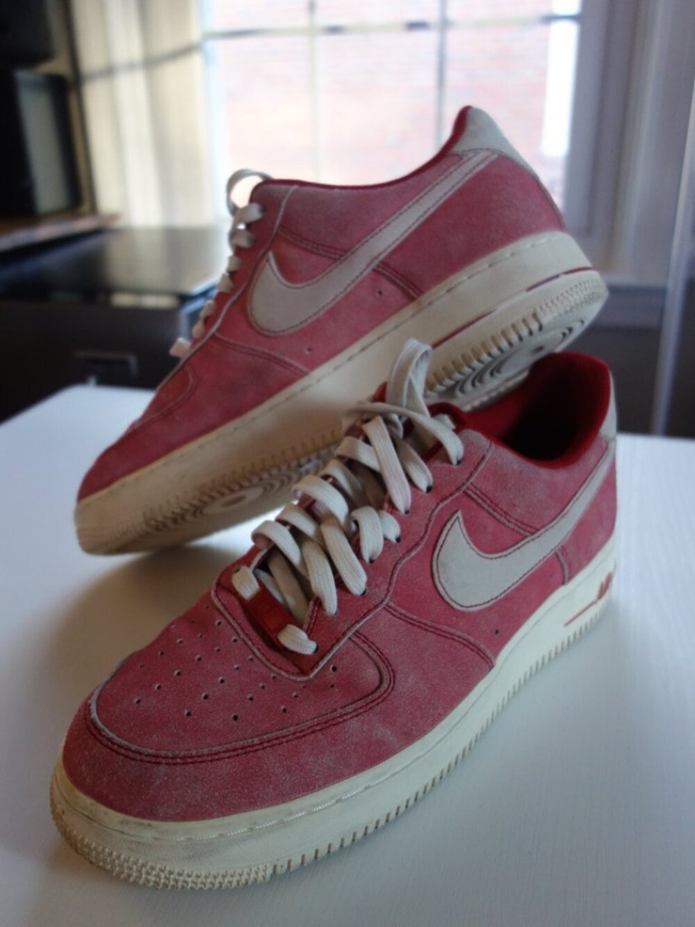 Nike Air Force 1 Dusty Red Suede Men’s 10